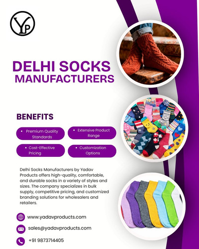 Delhi Socks Manufacturers by Yadav Products | Premium Quality Socks Supplier.jpg
