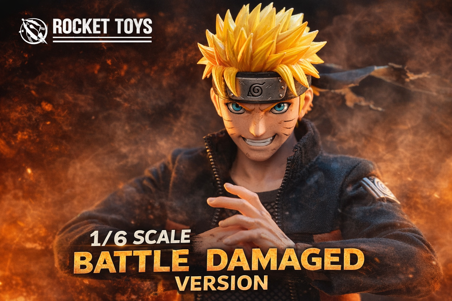 Rocket Toys Reveals 1/6 Naruto Uzumaki Battle Damaged Version Rocket Toys Reveals 1/6 Naruto Uzumaki Battle Damaged Version