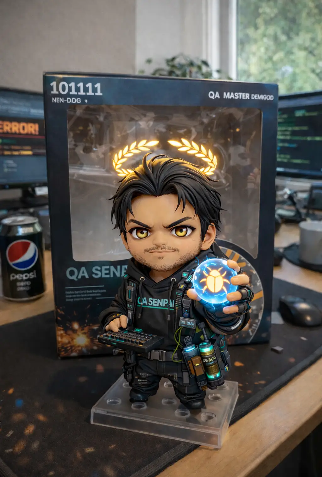 Imagen de Daniel Estrella en estilo Nendoroid