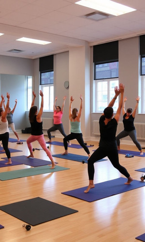 a group of people doing yoga poses in a studio.jpg