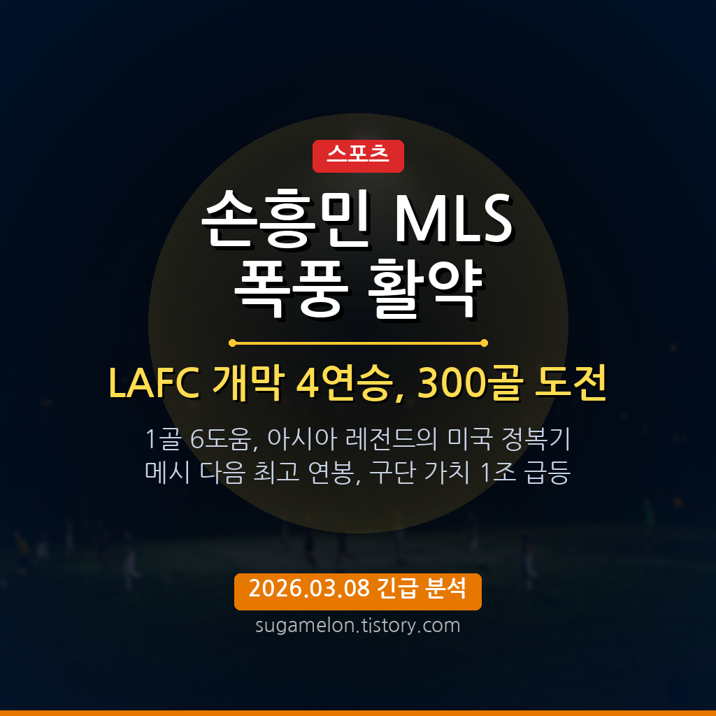 손흥민 MLS LAFC 활약 썸네일