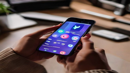 a fotografia profissional captura uma cena envolvente de uma pessoa usando um smartphone focada em.jpg