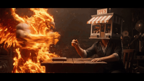 Humanoid Phoenix Arm Wrestles Manonline video cutter.com ezgif.com video to gif converter.gif