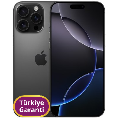 Resim Apple iPhone 16 Pro Max TR Garanti | 256 GB Siyah 