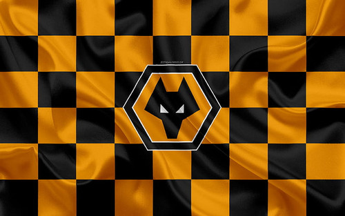 HD wallpaper wolverhampton wanderers fc wolves fc logo creative art orange black checkered flag engl.jpg