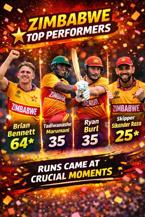 T20 World Cup 2026: Zimbabwe stun Australia!