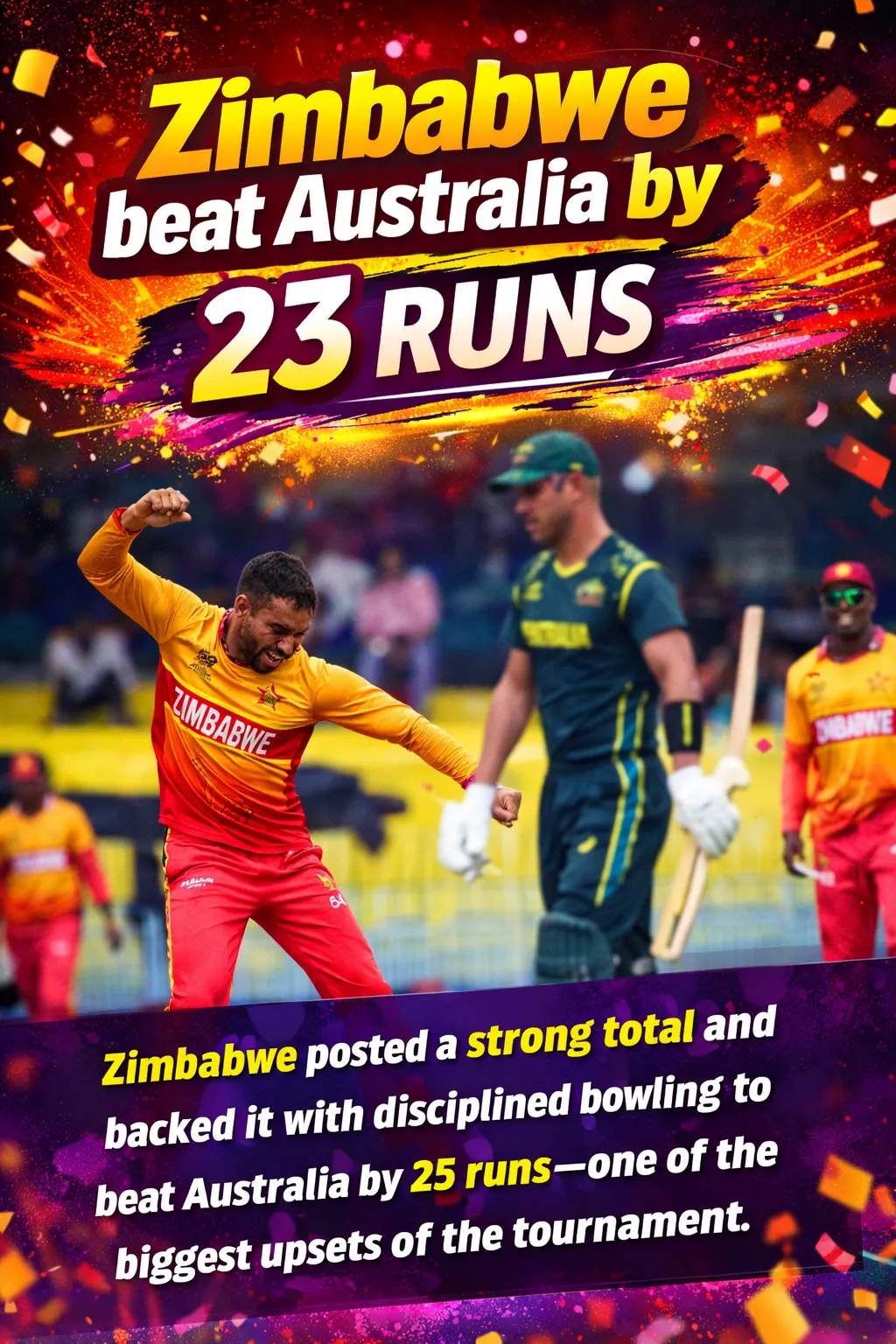 T20 World Cup 2026: Zimbabwe stun Australia!