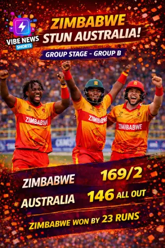 T20 World Cup 2026: Zimbabwe stun Australia!