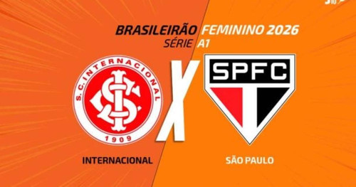 Internacional X São Paulo duelam no Brasileirão Feminino: detalhes da transmissão, escalações e arbitragem