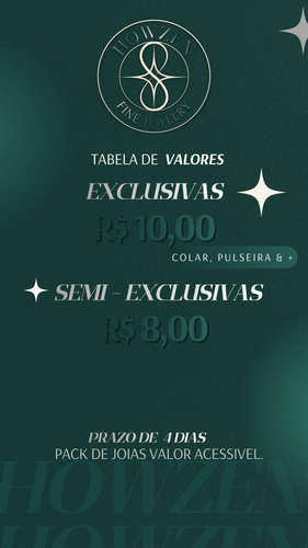 Conjunto De Joias Ouro Branco Loja De Joias Moderno Verde E Bege Post Para Instagram.png