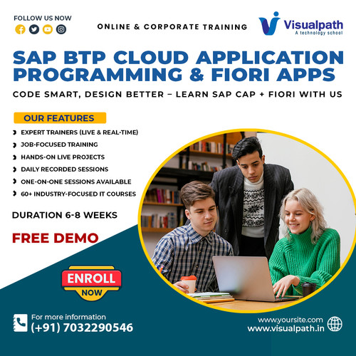 Visualpath provides SAP Fiori Course designed for professionals who want structured training in SAP application development. The program explains UI structure, business usage scenarios, and real application workflows. As a dedicated institute, we ensure practical, project-aligned learning that prepares you for SAP Fiori roles in enterprise environments. Call +91-7032290546 today.

WhatsApp: https://wa.me/c/917032290546
Visit: https://www.visualpath.in/sap-btp-cap-fiori-training.html
Visit our Blog: https://visualpathblogs.com/category/sap-fiori/