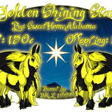 golden shining star
