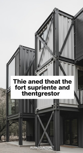 Vertical Pintereststyle image of container home with steel reinforcement beams Centered overlay text.jpg