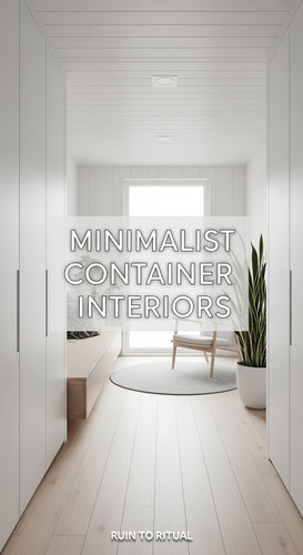 Vertical Pintereststyle image of minimalist container interior with white walls and hidden storage C.jpg