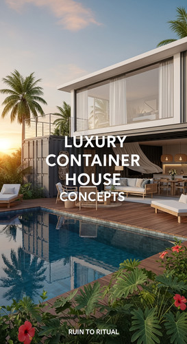 Vertical Pintereststyle image of luxury container villa with pool and openplan living Centered overl.jpg