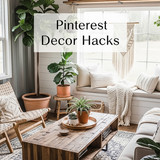 Vertical Pintereststyle image of container home with Pinterestworthy decor Centered overlay text rea