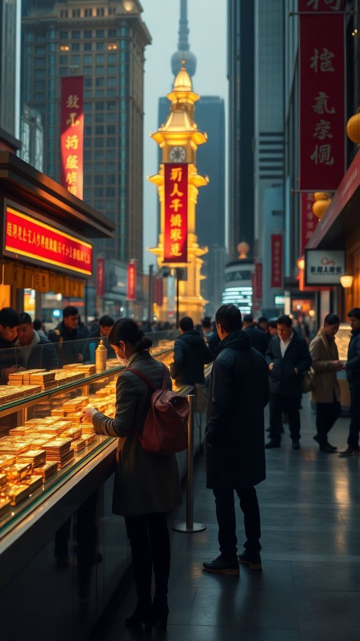 Chinese consumers on gold buying spree