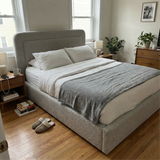 Stylish Ottoman Small Double Bed with Smart Storage