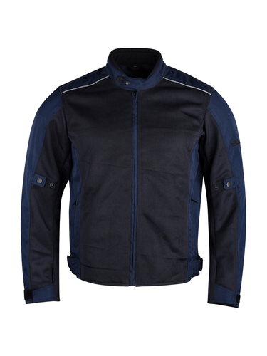 Mesh riding jacket Navy blue 1.png