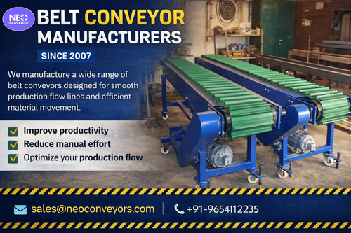Industrial Belt Conveyor Manufacturer in India | Neo Conveyors.png