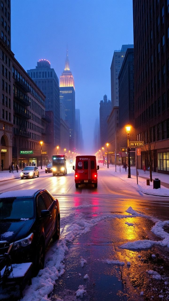 New York mayor orders citywide travel ban as major storm hits US