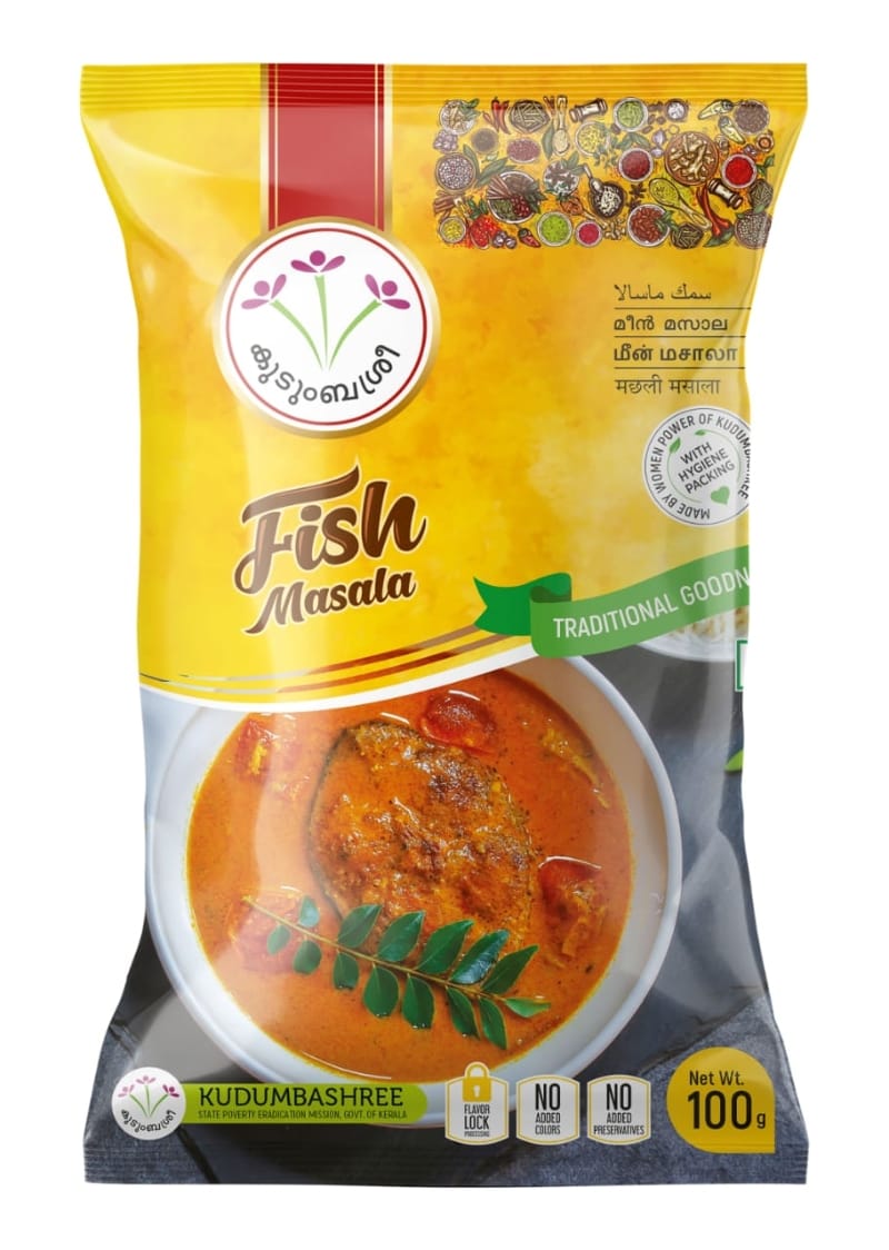 Kudumbashree Fish Masala,100g (കുടുംബശ്രീ ഫിഷ് മസാല)