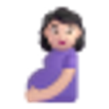 pregnant woman light