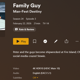 Family Guy S24E03 2160p HDR Screenshot0 Mesc