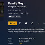 Family Guy S24E02 2160p HDR Screenshot0 Mesc