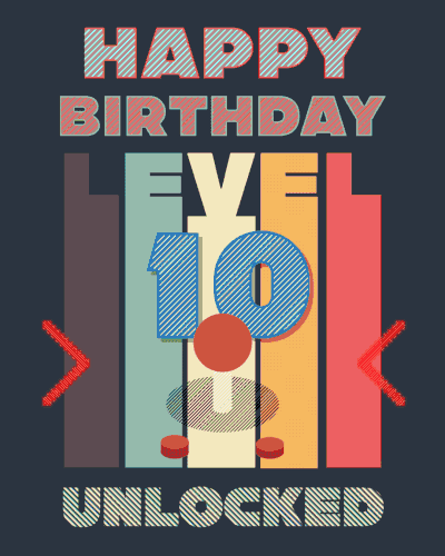 bright 10th years happy birthday 85716.gif