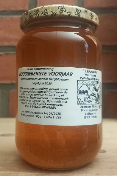 Balascou hooggebergte voorjaar honing 500 gr de groene cirkel.jpg