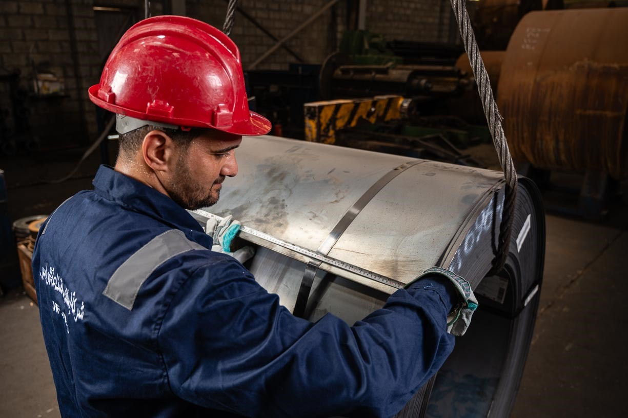 Team members discussing