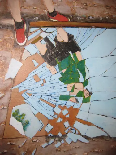 240 KimTucker Self Portrait, Shattered Glass2 nd.webp