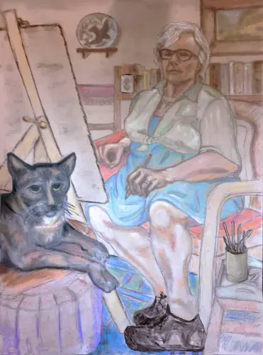 19 AnastasiaO'Melveny Self Portrait with Gracie nd.webp