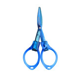 Tesoura Abduzido Flip Dry Dobrável Blue Unidade (2)