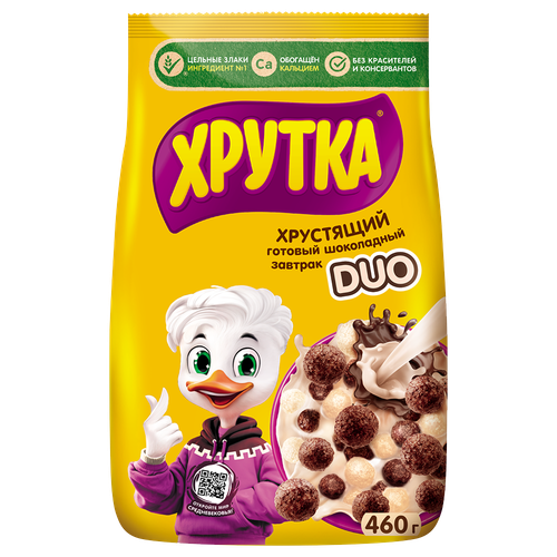 4600680025605 352601 ЗАВТРАК NESTLE ХРУТКА DUO ГОТОВЫЙ ШОК 460ГР П П.png
