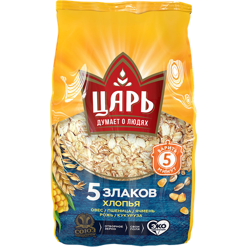 4603134002290 73393 ХЛОПЬЯ ЦАРЬ 5 ЗЛАКОВ ТОНКИЕ 400ГР П П.png
