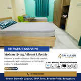Discover comfy rooms and lively common areas at Sri Varahi Colive PG.