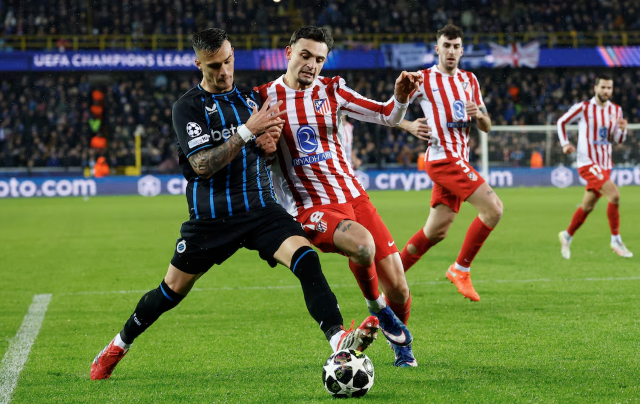 Atletico Madrid vs Club Brugge, 00h45 ngày 25/02