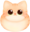orange cat cute classic cat loaf position paining hand drawn water colors ginger cat appreciation da.png