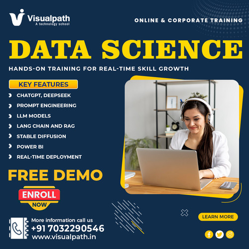 Visualpath provides Data Science Online Courses designed for aspiring data professionals. Gain strong analytical and machine learning knowledge through Data Science Training in Ameerpet and advance expertise with Data Science Training in India. Training is available for India, USA, UK, Canada, Dubai, Australia, and globally with professional corporate training. Call +91-7032290546.

Website:https://www.visualpath.in/data-science-online-training.html 
WhatsApp: https://wa.me/c/917032290546
Visit Blog: https://visualpathblogs.com/category/data-science-and-genai/