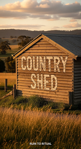Container shed with rustic timber text overlay Country Shed.jpg