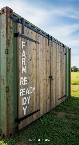 Container shed with barn doors text overlay Farm Ready.jpg