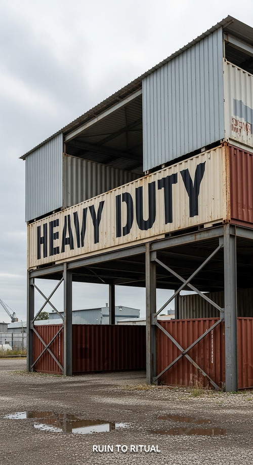 Industrial container shed with steel frame text overlay Heavy Duty.jpg