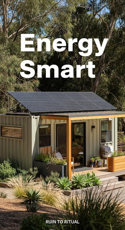 Vertical Pintereststyle image showing a container shed with rooftop solar panels and ecofriendly des.jpg