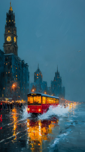 dovakin 2024 Impasto oil painting a tiny red bus speeds through 7bce6a5b c341 4558 9778 dbea0508945a.jpg