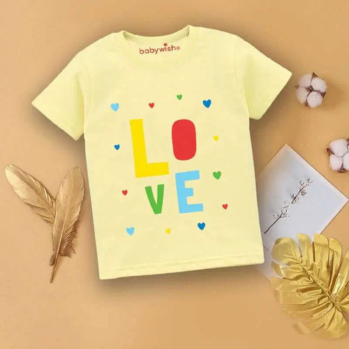 printable family tshirt love heart print cotton half sleeve babywish.jpg