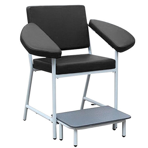 Task Medical Blood Collection Chair Extra Wide Black AMAProducts.jpg