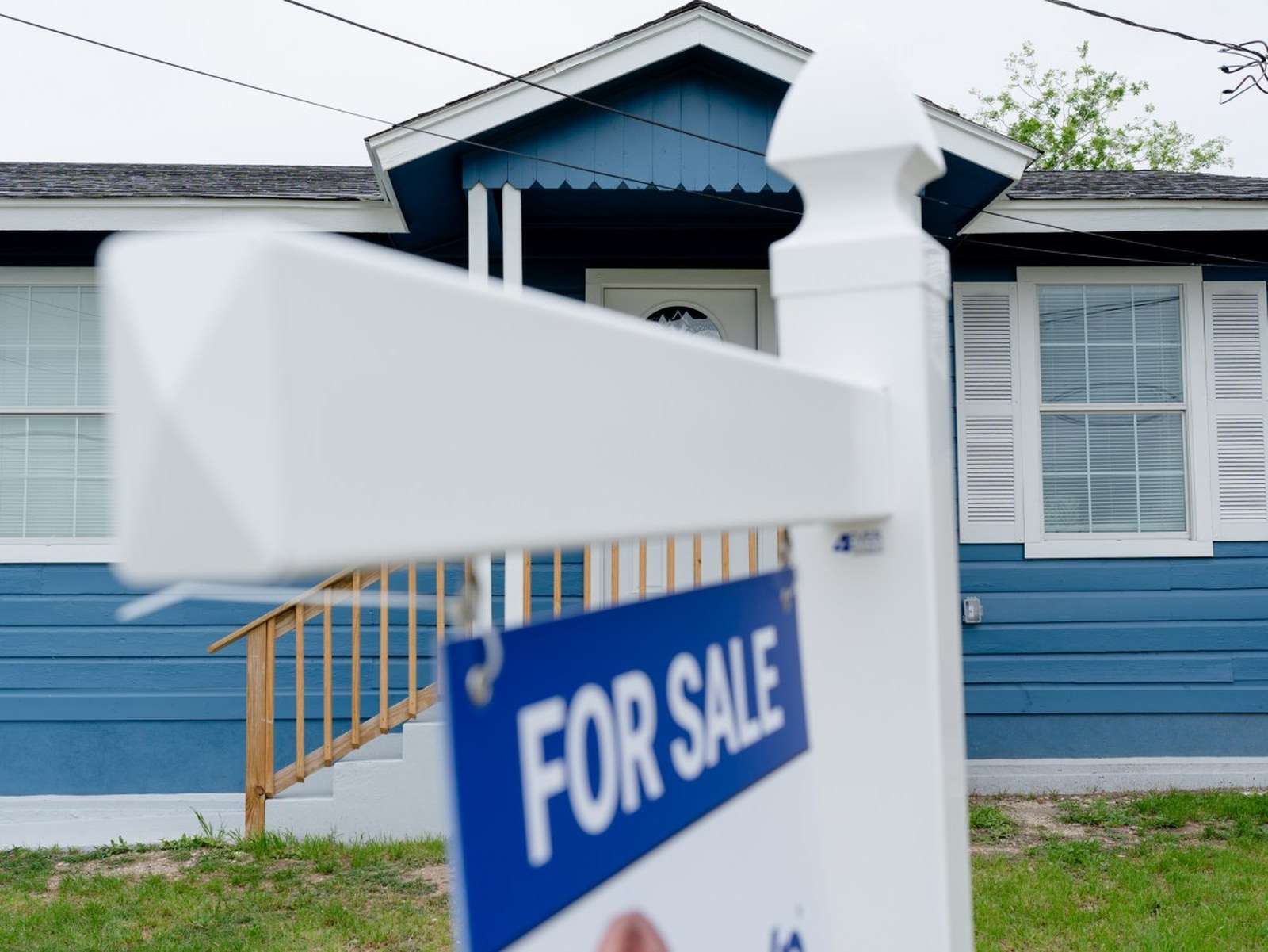 San Antonio home for sale sign during spring selling season