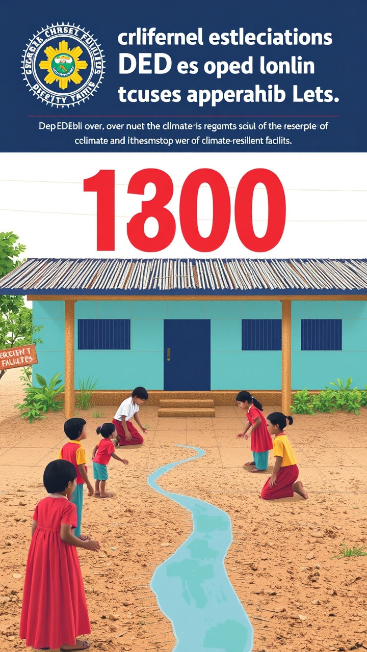 DepEd to construct over 1000 climate-resilient facilities